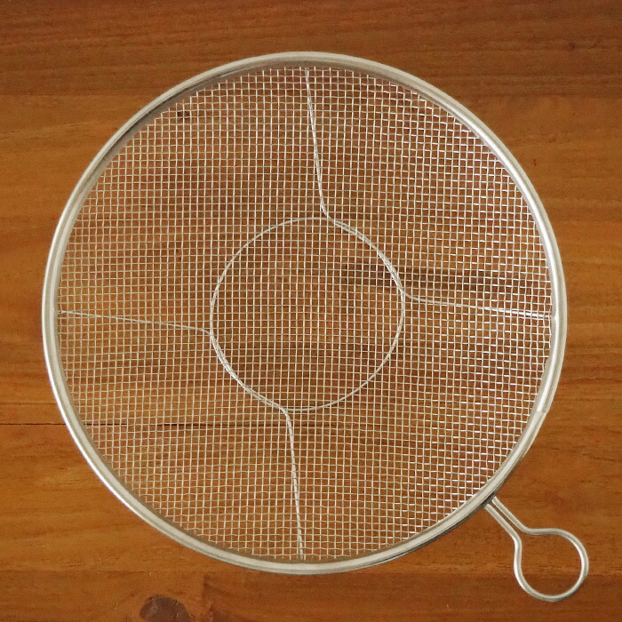 ＼ヒルナンデス！でご紹介／kanリング付盆ザル　27cm