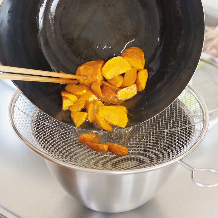 ＼ヒルナンデス！でご紹介／■kanリング付盆ザル　3サイズセット