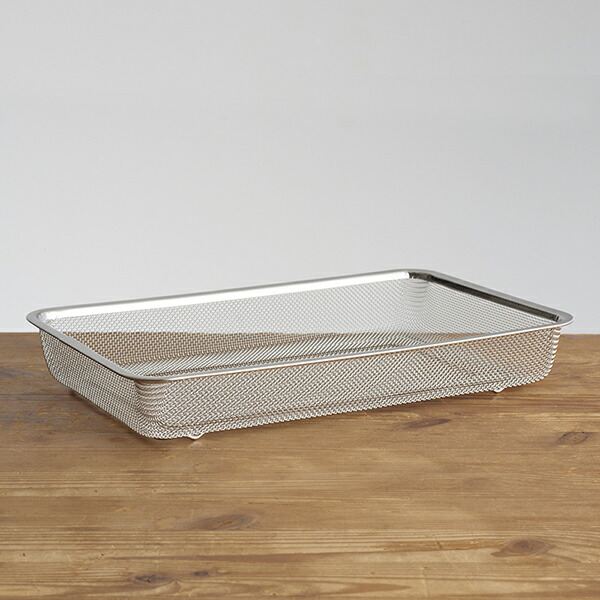 家事問屋　下ごしらえ角ザル　1/1