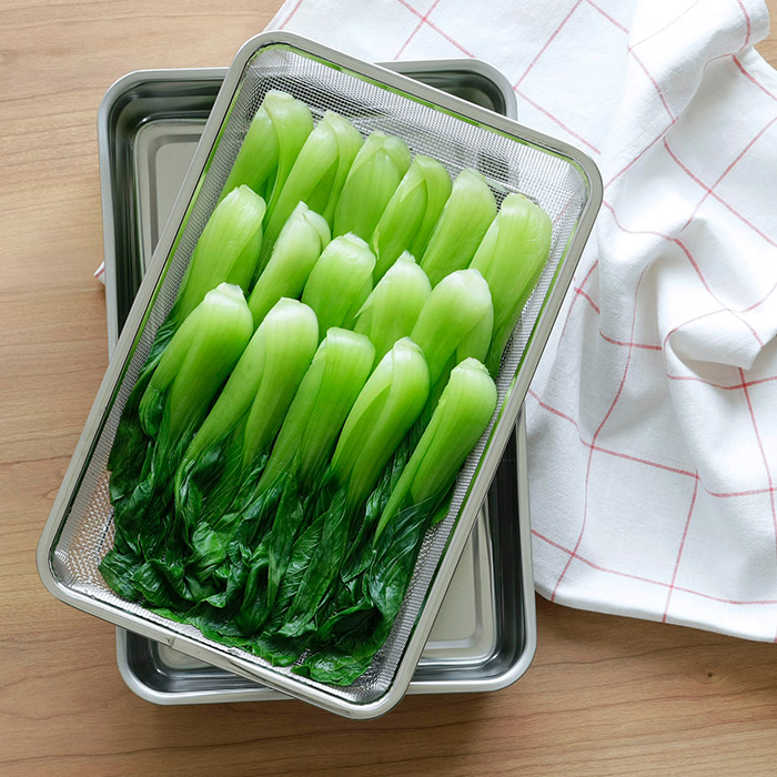 家事問屋　下ごしらえ角ザル　1/1