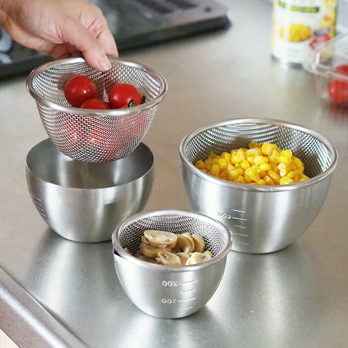 家事問屋　下ごしらえザル　9