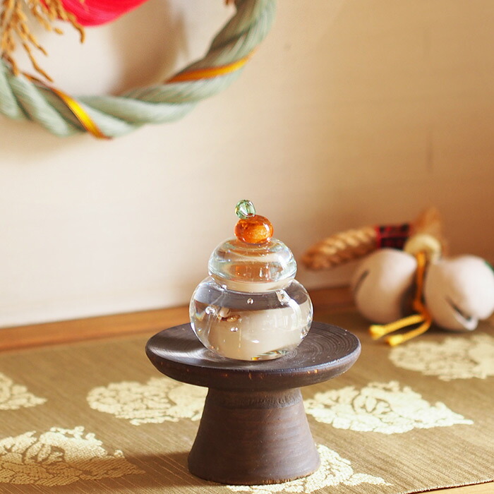 古賀雄大　ガラスの鏡餅小