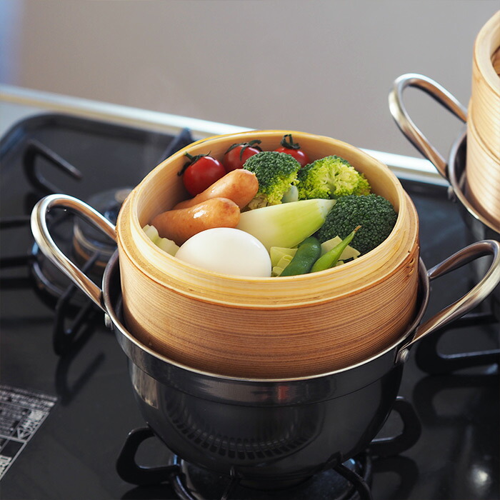 かごや　杉　中華せいろ　15cm　本体