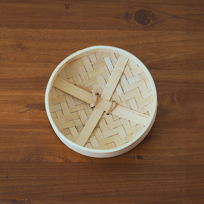 かごや　竹　中華せいろ　18cm　蓋