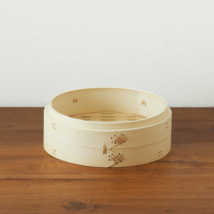 かごや　竹　中華せいろ　21cm　本体