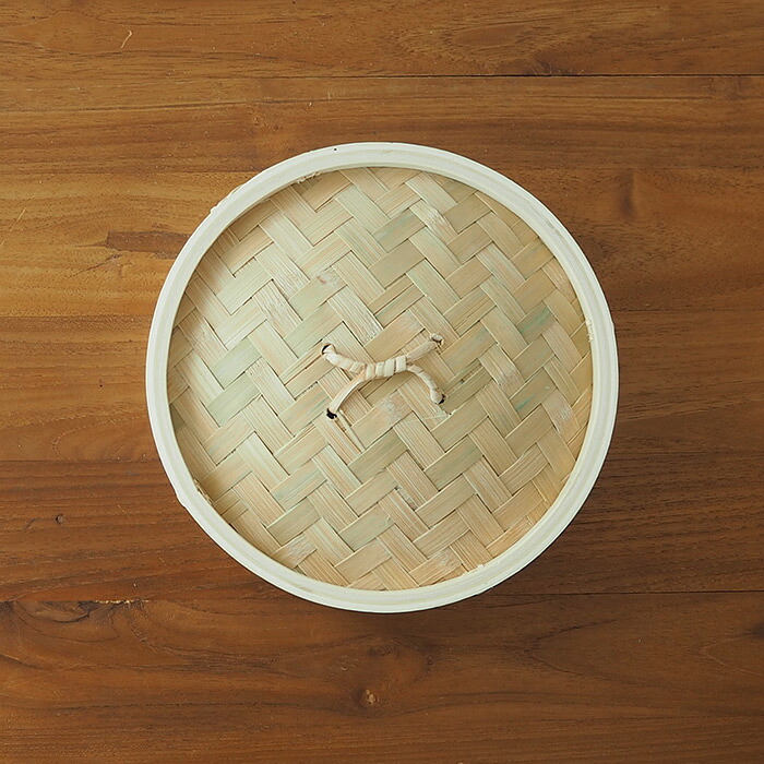 かごや　竹　中華せいろ　21cm　蓋