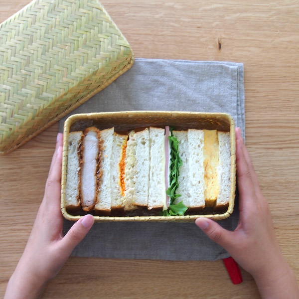 かごや　青竹　弁当箱　細ひご　大