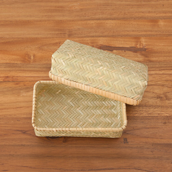 かごや　青竹　弁当箱　細ひご　小