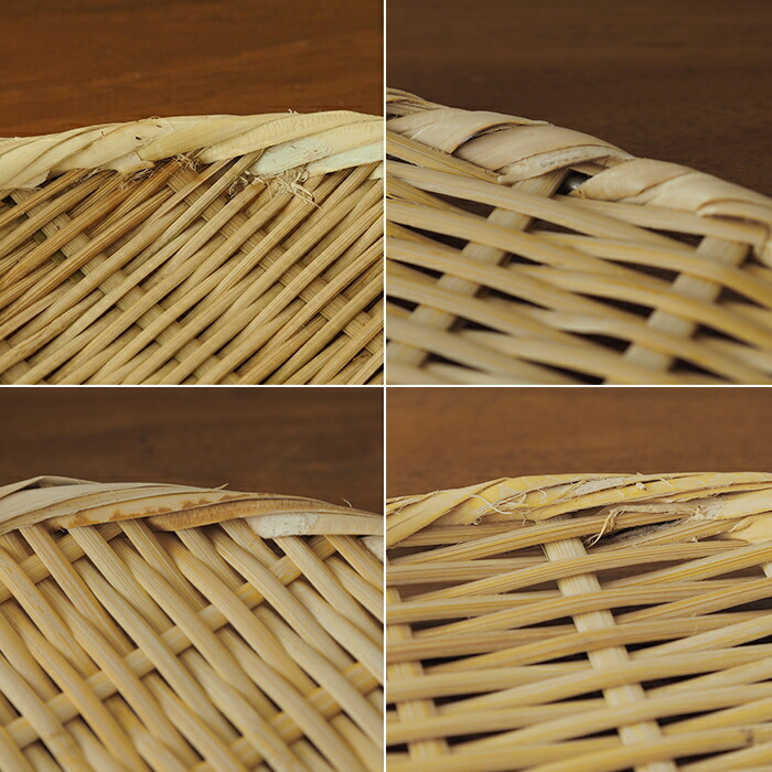 かごや　特選　丸盆ざる　30cm