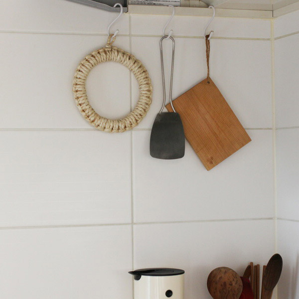 かごや　コーン鍋敷　中　18cm