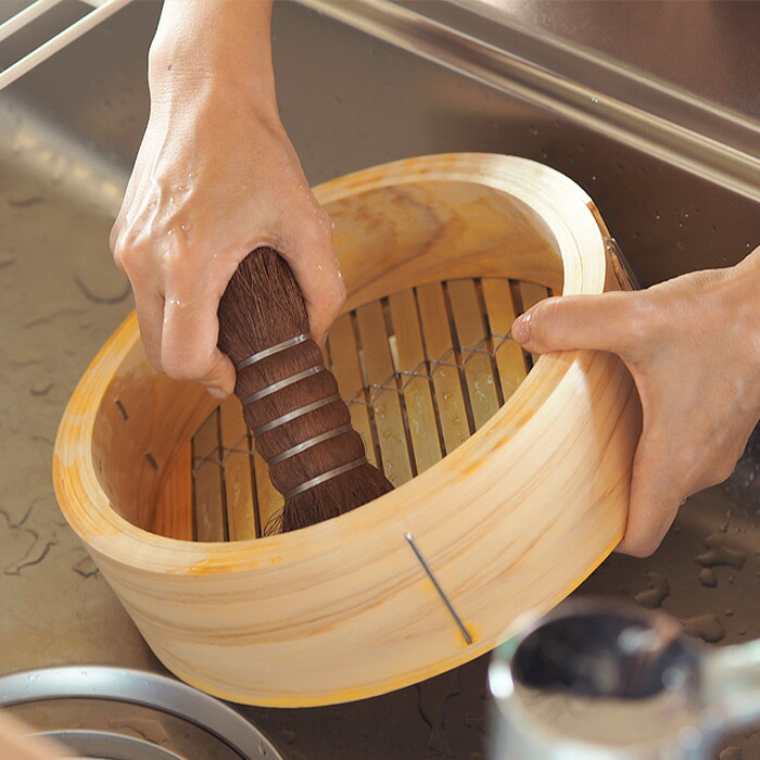 かごや　シュロたわし　細長タイプ