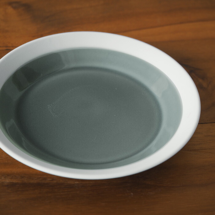 yumiko　iihoshi　porcelain　×　木村硝子店　dishes　110　plate　fog gray　/　ディシィーズ　フォググレー
