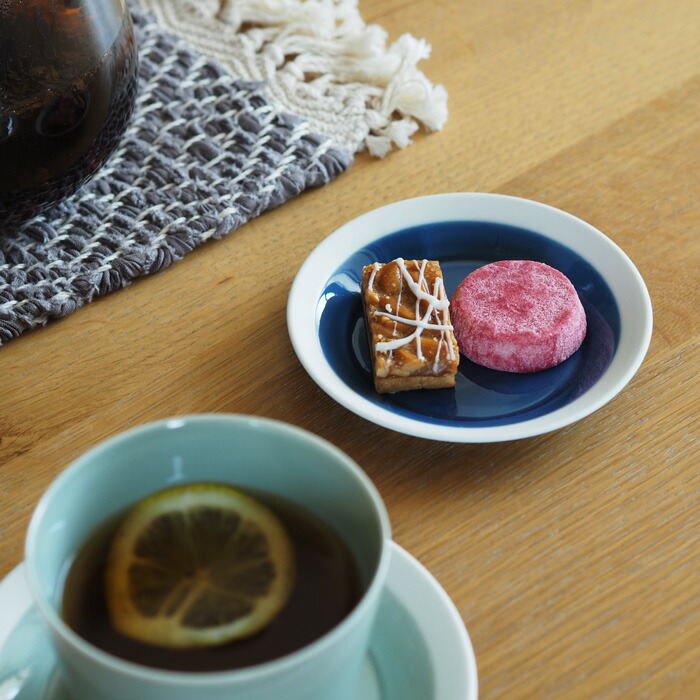 yumiko　iihoshi　porcelain　×　木村硝子店　dishes　110　plate　ink blue　/　ディシィーズ　インクブルー