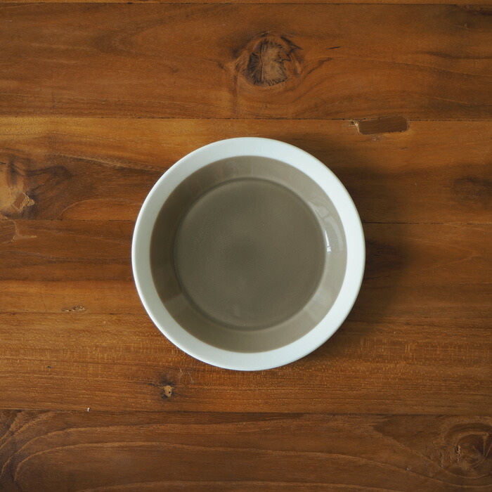yumiko　iihoshi　porcelain　×　木村硝子店　dishes　140　plate　fawn brown　/　ディシィーズ　ファーンブラウン