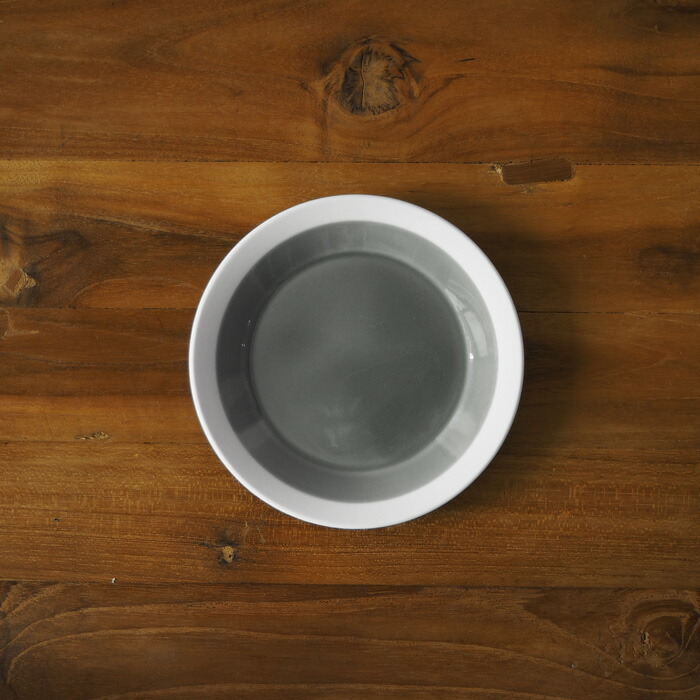 yumiko　iihoshi　porcelain　×　木村硝子店　dishes　140　plate　fog gray　/　ディシィーズ　フォググレー