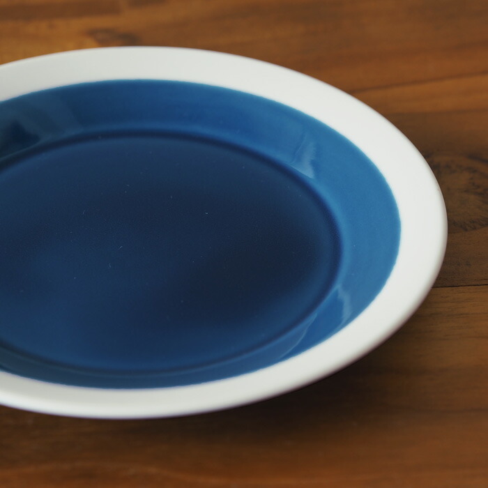 yumiko　iihoshi　porcelain　×　木村硝子店　dishes　140　plate　ink blue　/　ディシィーズ　インクブルー