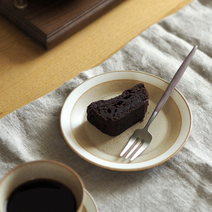 yumiko　iihoshi　porcelain　×　木村硝子店　dishes　140　plate　sand beige matte　/　ディシィーズ　サンドベージュ　マット