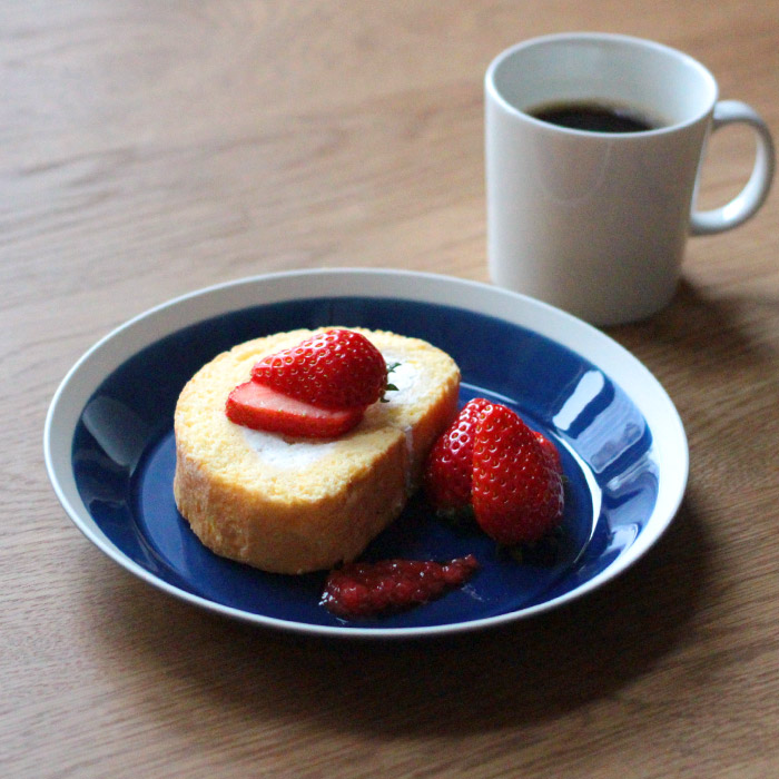 yumiko　iihoshi　porcelain　×　木村硝子店　dishes　200　plate　ink blue　/　ディシィーズ　インクブルー