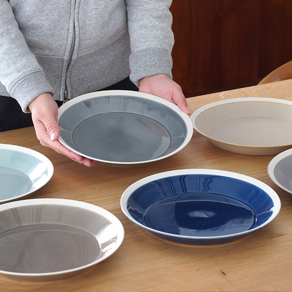 yumiko　iihoshi　porcelain　×　木村硝子店　dishes　220　plate　moss gray matte　/　ディシィーズ　モスグレー　マット