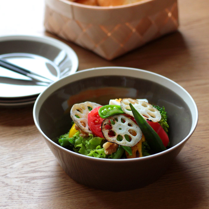 yumiko　iihoshi　porcelain　×　木村硝子店　dishes　bowl　L　fawn brown　/　ディシィーズ　ファーンブラウン