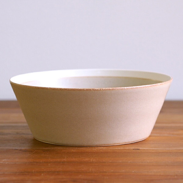 yumiko　iihoshi　porcelain　×　木村硝子店　dishes　bowl　L　sand beige matte　/　ディシィーズ　サンドベージュ　マット