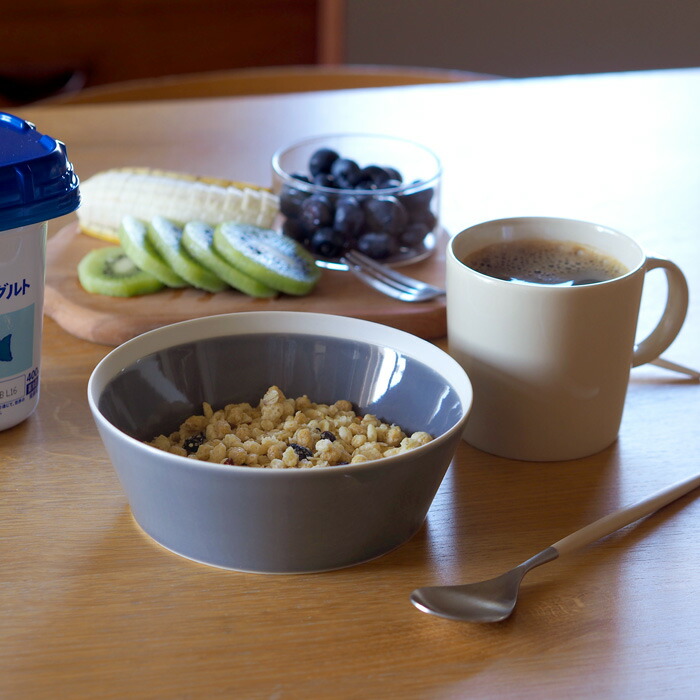 yumiko　iihoshi　porcelain　×　木村硝子店　dishes　bowl　M　fog gray　/　ディシィーズ　フォググレー