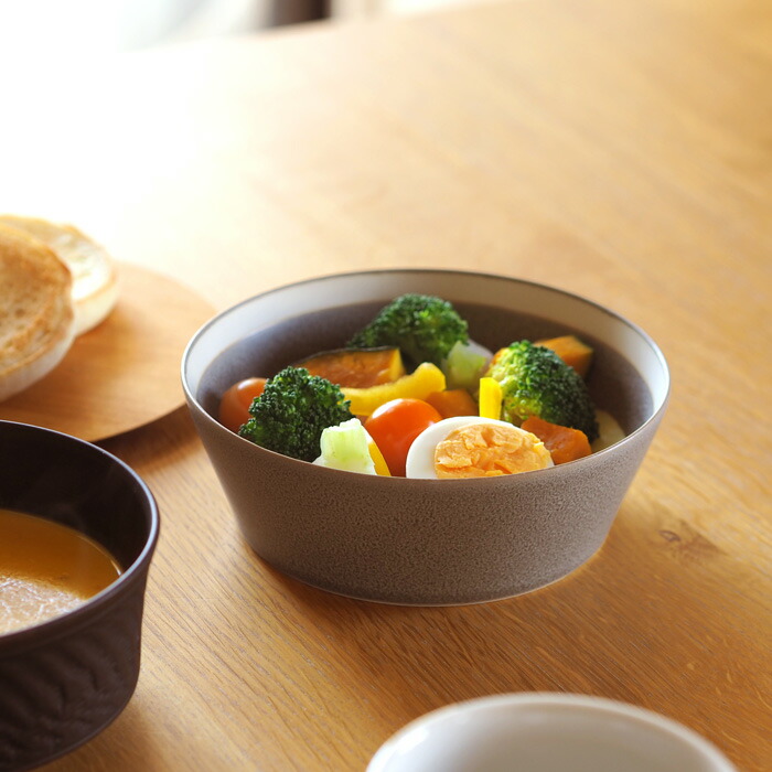 yumiko　iihoshi　porcelain　×　木村硝子店　dishes　bowl　M　moss gray matte　/　ディシィーズ　モスグレー　マット