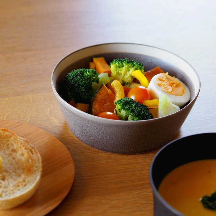 yumiko　iihoshi　porcelain　×　木村硝子店　dishes　bowl　M　moss gray matte　/　ディシィーズ　モスグレー　マット