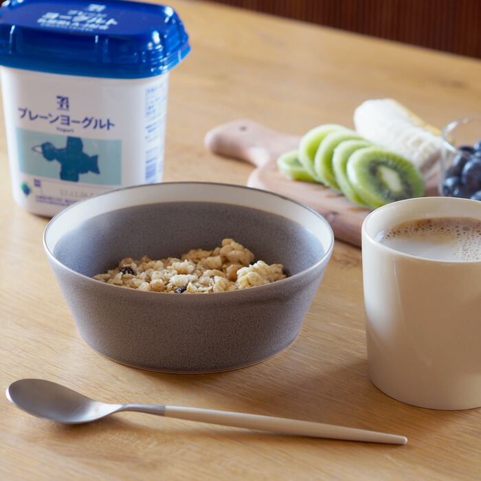 yumiko　iihoshi　porcelain　×　木村硝子店　dishes　bowl　M　moss gray matte　/　ディシィーズ　モスグレー　マット