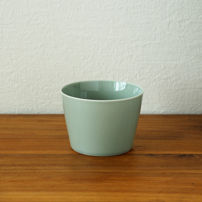 【送料無料】yumiko　iihoshi　porcelain　×　木村硝子店　dishes　cup　M　pistachio green　/　ディシィーズ　ピスタチオグリーン