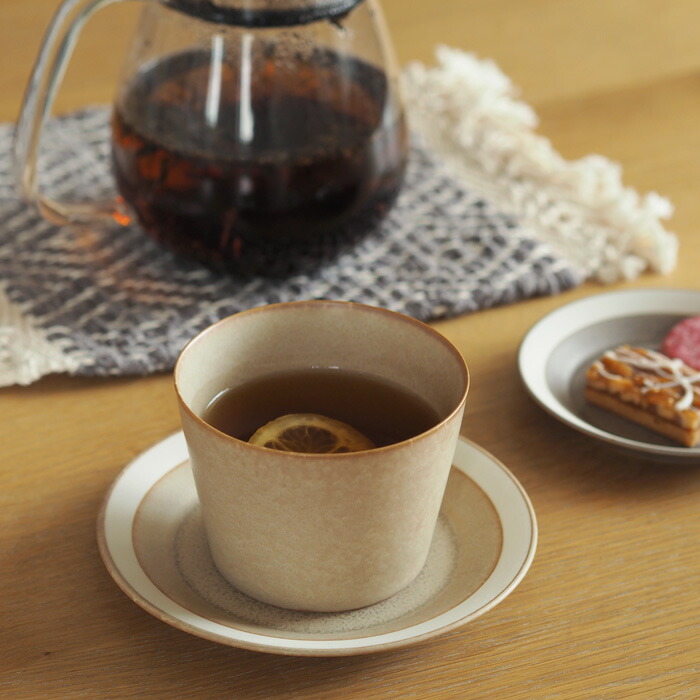 yumiko　iihoshi　porcelain　×　木村硝子店　dishes　cup　M　sand beige matte　/　ディシィーズ　サンドベージュ　マット