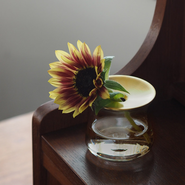 キントー　LUNA　ベース　80×70mm　ブラウン　/　KINTO