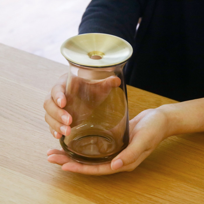 キントー　LUNA　ベース　80×130mm　ブラウン　/　KINTO