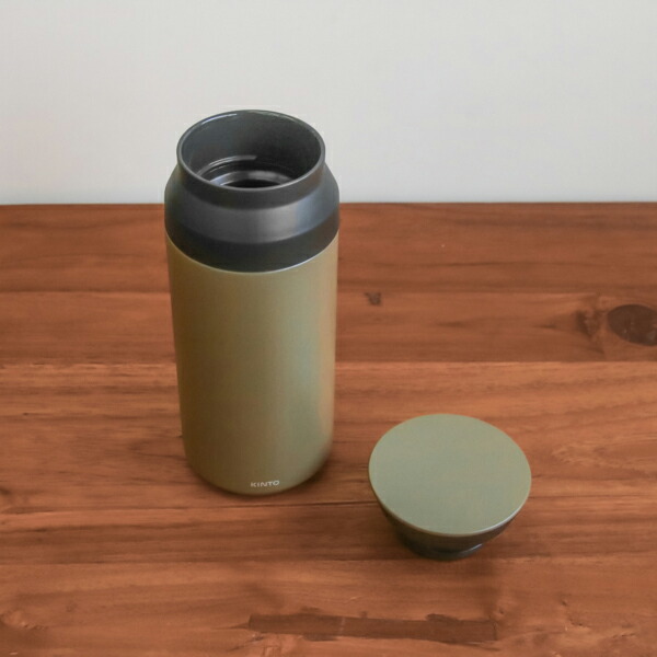 キントー　トラベルタンブラー　350ml　カーキ　/　KINTO