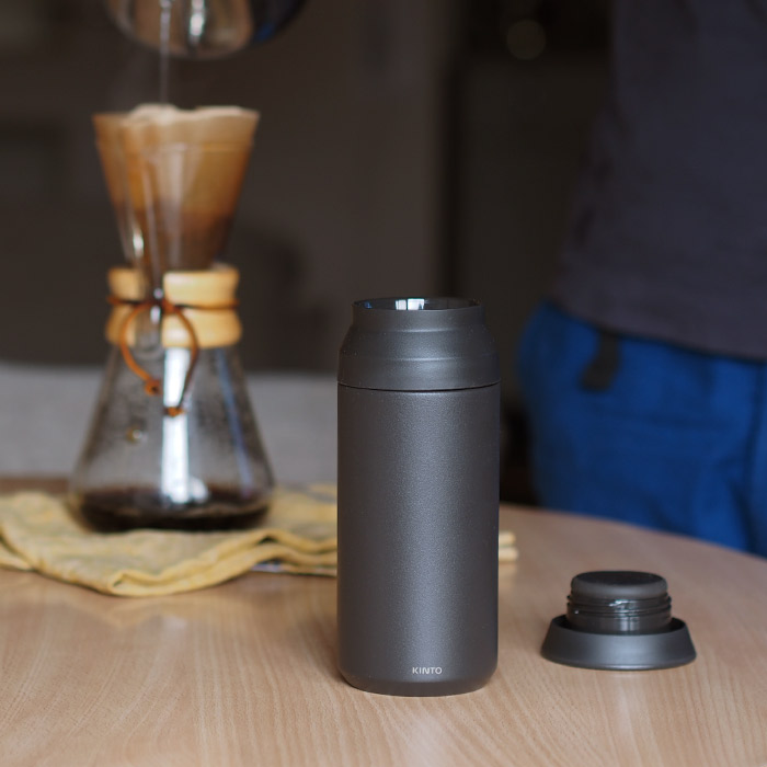 キントー　トラベルタンブラー　350ml　ブラック　/　KINTO