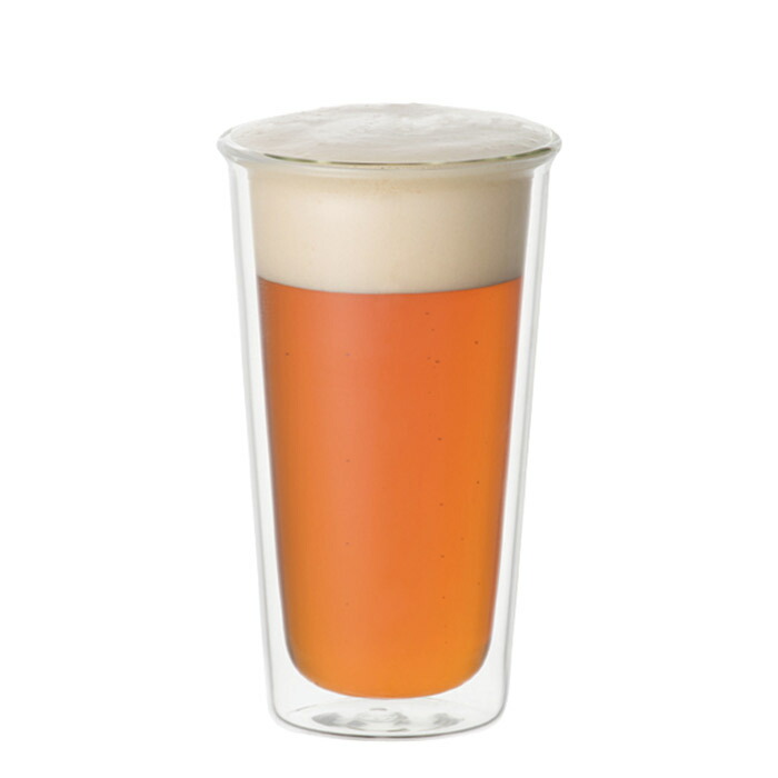 キントー　CAST　ダブルウォール　ビアグラス