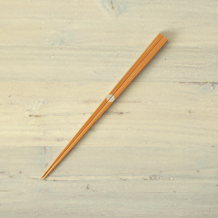 公長齋小菅　円窓箸　ナチュラル　シルバー