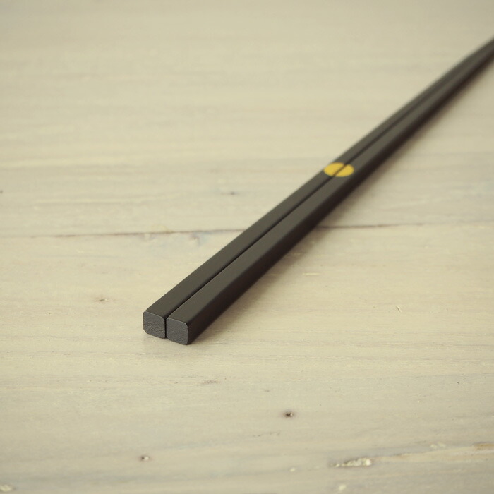 公長齋小菅　円窓箸　ブラック