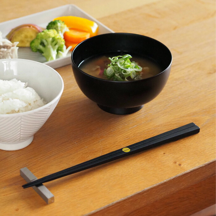 公長齋小菅　円窓箸　ブラック