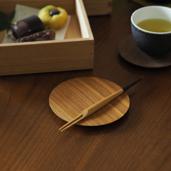 【プロキッチンオリジナル】木の丸い小皿　桜　/　PROKITCHEN