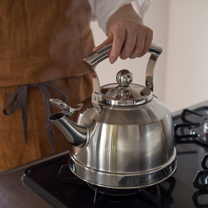 ケロマット　ステンレス製　フルートケトル 1.5L　/　KELOmat