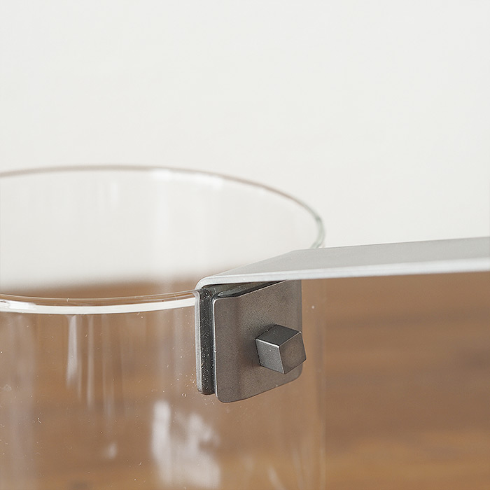 【送料無料】THE KETTLE ガラスの片手ポット（ミルクパン）　/　knIndustrie