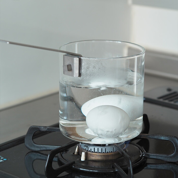 【送料無料】THE KETTLE ガラスの片手ポット（ミルクパン）　/　knIndustrie