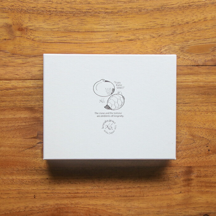 ■幸楽窯　鶴　銘々皿ギフト箱入り