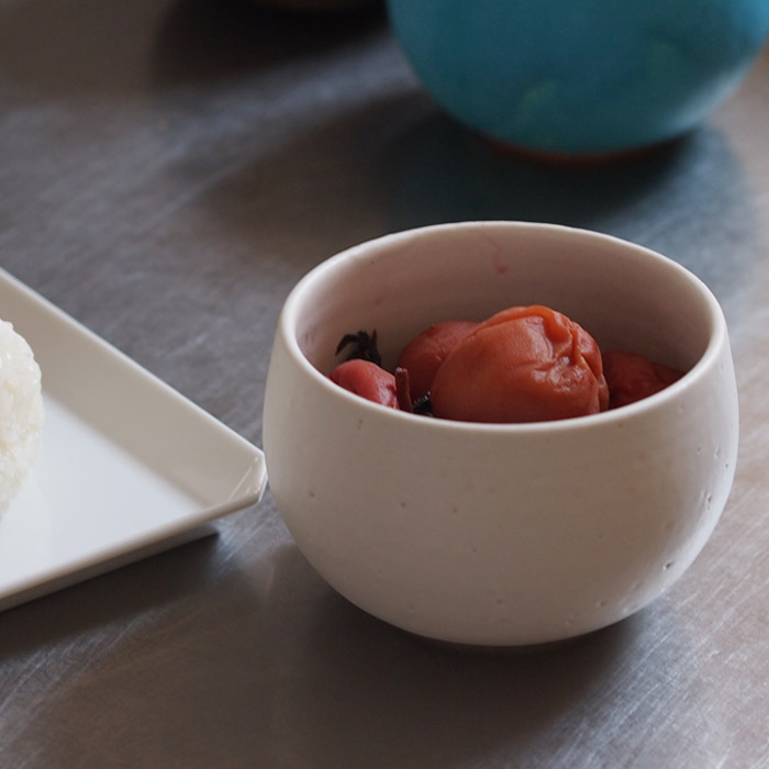 飯高幸作　フタック　蓋物　丸　L　ホワイト　/　kousha ceramic works