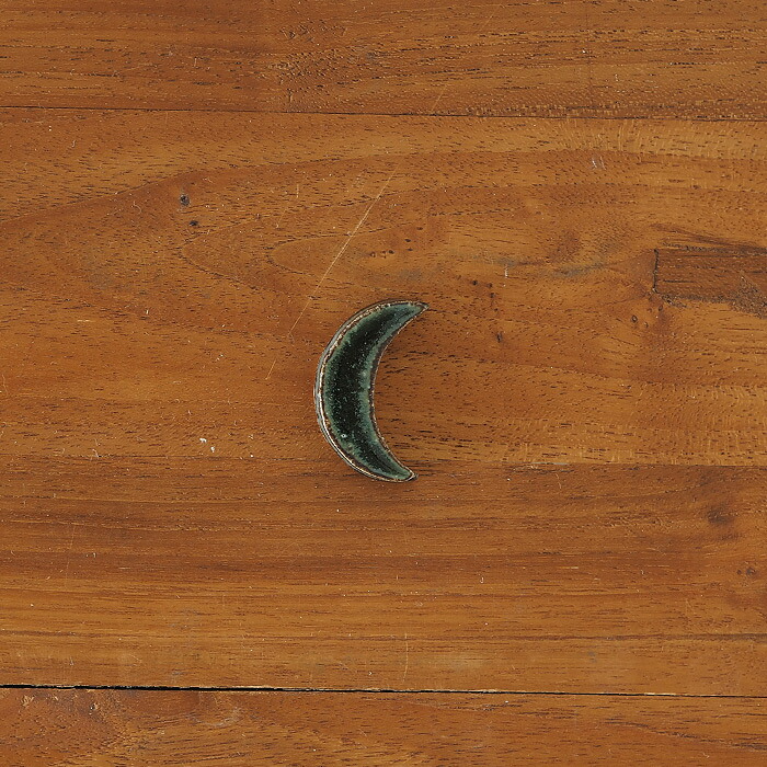 飯高幸作　箸置き　三日月型　織部 　/　 kousha ceramic works