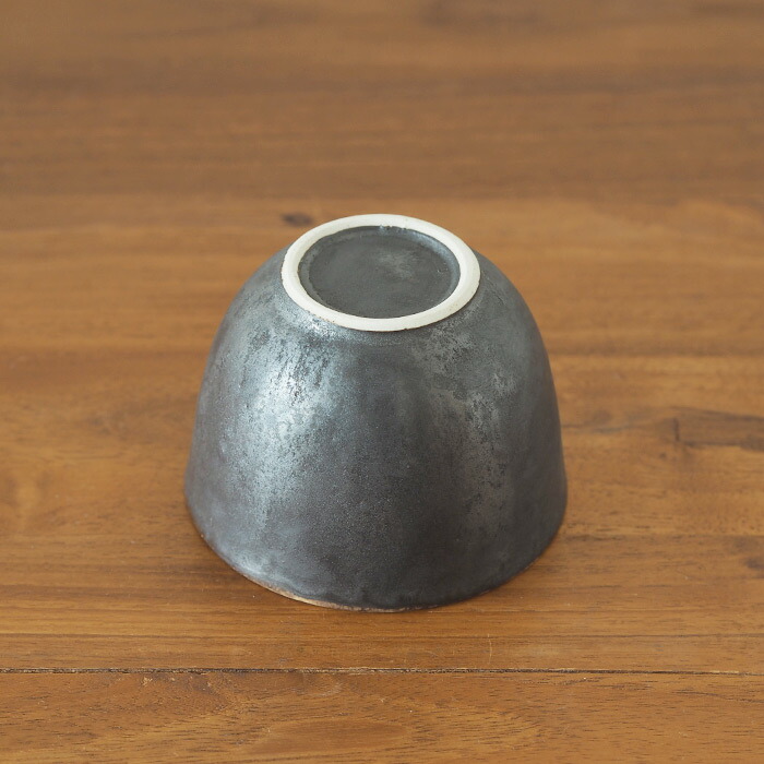 飯高幸作　湯のみ　刷毛黒 　/　 kousha ceramic works