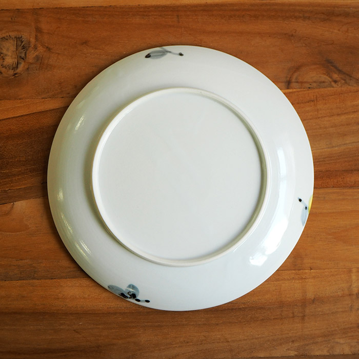 ★【生産終了アイテム】堀畑蘭　色絵桃の木　7寸皿