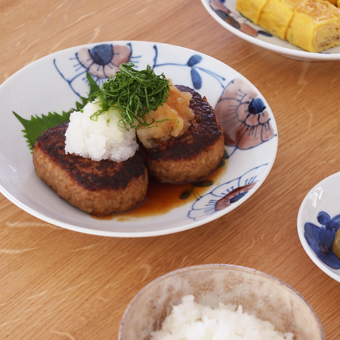 九谷青窯　高原真由美　色絵ビオラ　6.5寸皿