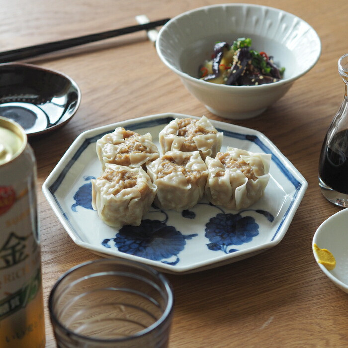 九谷青窯　高原真由美　濃菊　八角皿